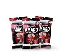 Veloforte Amaro Energy Chews For Running, Cycling, Triathlon | Powerful natural ingredients with caffeine. Great taste, melt-in-mouth clean alternative to shots or gummies | Sour Cherry | 24-pack