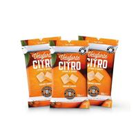 Veloforte Citro Energy Chews For Running, Cycling, Triathlon | Powerful natural ingredients. Great taste, melt-in-mouth clean alternative to shots or gummies | Citrus & Ginger | 24-pack