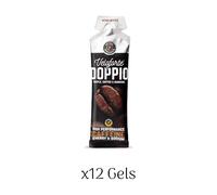 Veloforte Doppio Natural Energy Gels 12 Pack Maple, Coffee & Guarana, 22g Dual Carb Fast Release Energy with Electrolytes, 75mg Caffeine, Vegan & Gluten Free, For Running, Marathons, Cycling and Tri