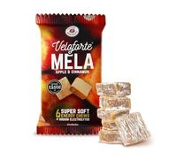 Veloforte Mela Energy Chews for Running, Apple and Cinnamon, 3 Pack | Melt in Mouth Texture, Real Fruit Juice, No Gelatine, No Wax, No Gums, Alternative to Gels, Gummies, Shots
