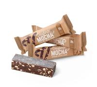 Veloforte Mocha Protein Bar - 10g Complete Protein, Hazelnut, Coffe & Cocoa, Healthy 100% Natural Sports Performance, Plant-Based, Dairy-Free, Gluten-Free, Vegan (9 bars)