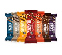 Veloforte Natural Energy Bars, 33g-36g Dual Source Carbs 7 Bar Mixed Flavour Pack, Gluten Free, Soft & Chewy for Cycling, Running, Marathons, Triathlons and Healthy Snacking, Great Taste Award Winning