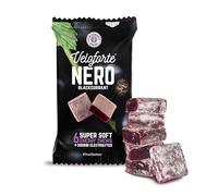 Veloforte Nero Energy Chews For Running, Cycling, Triathlon | Powerful natural ingredients. Great taste, melt-in-mouth clean alternative to shots or gummies | Blackcurrant | 3-pack