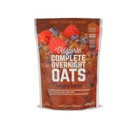Veloforte Overnight Oats For A High Protein Complete Daily Breakfast | 15g plant protein, heart healthy Omega 3's and high fibre | Real fruit, wholegrain seeds and oats | Smooth Cocoa | 602g