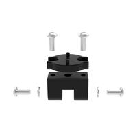 VeloHive 1 Inch Ball Head Adapter 22mm Bar Mount Compatible With Holders Fits Action Cam Cam Beeline Supports SP Connect Style And Quad Lock Style Systems With AMPS Holes(Type 2)