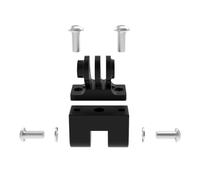 VeloHive 1 Inch Ball Head Adapter 22mm Bar Mount Compatible With Holders Fits Action Cam Cam Beeline Supports SP Connect Style And Quad Lock Style Systems With AMPS Holes(Type 4)