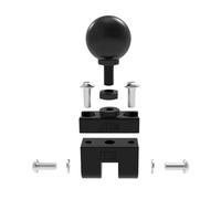 VeloHive 1 Inch Ball Head Adapter With AMPS Holes 22mm Bar Mount Compatible With Devices Action Cams Cams And Bike Navigation Systems Works With SP Connect Style And Quad Lock Style Cases(Type 6)
