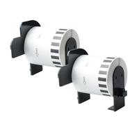 VeloHive 2 Rolls DK-22212 Label Tape 62mm X 15.24m Continuous Compatible With Transferable Rubber Paper
