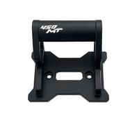 VeloHive 2024 2025 Motorcycle Phone Holder Stand Aluminum Extension Bracket Compatible with 450MT 450 MT Compatible With Various Navigation Devices(Black 22mm LOGO)