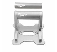 VeloHive 2024 2025 Motorcycle Phone Holder Stand Aluminum Extension Bracket Compatible with 450MT 450 MT Compatible With Various Navigation Devices(Silver 12-22mm LOGO)