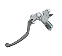VeloHive 7/8 Inch 22mm Handlebar Foldable Adjustable Wire Clutch Lever Compatible with Motorcycle Models Street Bike Models Compatible with Part Number 7/8 22mm(Grey)