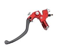 VeloHive 7/8 Inch 22mm Handlebar Foldable Adjustable Wire Clutch Lever Compatible with Motorcycle Models Street Bike Models Compatible with Part Number 7/8 22mm(Red)