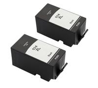 VeloHive 924 XL 924XL Ink Cartridge 4-pack Compatible With 8120 8122e 8124e 8125e 8130 8132e 8134e 8135e(BK 2PC)