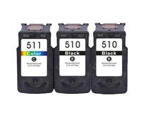 VeloHive Compatible With PG510 CL511 PG 510XL CL 511XL PG-510 Ink Cartridge Compatible with IP2700 MP230 MP240 MP250 MP260 MP270 MP280(2 BK 1 Color)