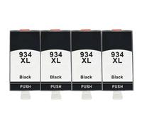 VeloHive Compatible With Printer Supplies For 934XL 935XL Ink 934XL 935XL 934 935 For 934 For Officejet Pro 6812 6830 6815 6835 6230 6820(4 Black)