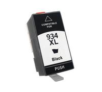 VeloHive Ink Cartridge 934XL 935XL 934 Compatible With Officejet Pro 6812 6830 6815 6835 6230 6820(Black)