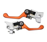 VeloHive Motorcycle Clutch Brake Lever Handles Compatible with SX SXF XC XCF XCW XCFW EXC EXCF 6D 125 150 250 300 350 450 500 Models 2014-2023(2 Sets Orange)