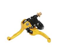 VeloHive Universal Motorcycle Brake Handle Clutch 7/8 Inch 22mm Levers Dropshipping Compatible with Automotive Motorcycle Parts CRF KLX Motocross ATV(Golden)