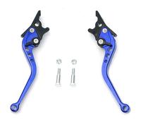 VeloHive Universal Motorcycle Brake Levers Adjustable Aluminum Handlebar Levers Compatible with Motorcycle Models Works with Dirt Bike Fits Compatible with Use with Vehicle Models(Blue)