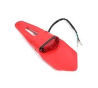VeloHive Universal Motorcycle Rear With 12V Brake Tail Light Compatible With Automotive Motorcycle Parts DRZ400 RMZ250 RMZ450 TE250 TE300(Red)