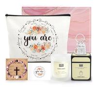 Velokomo Christian Gifts 5 Set - Appreciation Bible Pink Box Sets Bulk for Religious Faith Best Ideas Birthday Gift for Women Mother Coworkers Friend Mom Grandma Wife Girls Sister Teacher Daughter