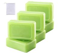 Veloma Soap, Tea Tree Soap Bar, Natural Cold Process Soap with Tea Tree Oil for Face Body Hand, Oil Controlling Pore Cleansing Soothing Hydrating Bath Soap for All Skin Types (3pcs)