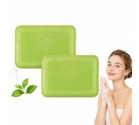 Veloma Soap, Two Pack Body Wash Bars with Gentle Cleansing Foam for Post Workout Showers, Warm Weather, Holidays and Everyday Personal Care (2 SOAP)