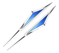 VELOMY 2pcs Car Side Blade Badge,For Ford B-MAX C-MAX S-MAX KA,Auto Metal Trim Sticker Replacement logo Exterior Body Decoration,F