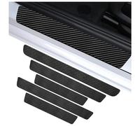 VELOMY 5PCS Car Sill Protector,For Mazda CX-30 CX30. Front Rear Sill Guard Door Steps and Rear Bumper Decorative Accessories