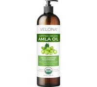 velona Amla Oil USDA Certified Organic - 8 oz | 100% Pure & Natural Carrier Oil | Extra Virgin, Unfined, Cold Pressed | Hair, Body, Face & Skin Growth | Use