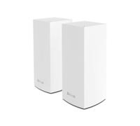 Linksys Velop Whole Home Intelligent Mesh WiFi 6 (AX4200) System, Tri-Band, 2-pack wireless router Gigabit Ethernet Tri-band (2.4 GHz / 5 GHz / 5 GHz) White