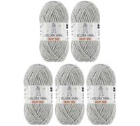 Velora Dream Baby Chenille Yarn Soft Thick Chunky Yarn Skein 100g 120m, Machine Washable for Knitting&Crochet Blanket, Amigurumi, Scarf, Hat,Sweater,Plushies (VY042-Gunmetal, Pack of 5)