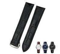VELORE Cowhide 20mm 21mm 22mm 19mm Alligator Leather Watchband For Omega De Ville Seamaster Specialities Custom Watch Strap
