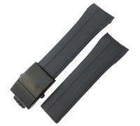 VELORE Silicone Rubber Watchband 21mm 22mm Replacement For MIDO M026 Ocean Star HydroConquest Waterproof Sport Watch Strap(Black black,22mm)