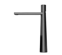 VELORE Sleek Chrome Water-Saving Basin Faucet, Single-Lever Deck-Mounted Brass Mixer Tap for Modern Bathrooms(B)