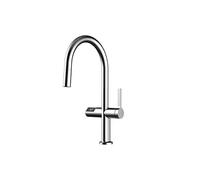 VELORE Touchless Smart Kitchen Faucet: Temperature Display Pull-Out Sprayer with Motion Sensor Mixer for Sink(Chrome)
