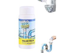 Velorin Drain Cleaner Foam Extra Strong, Highly Effective Pipe Cleaner with Active Foam, for Kitchen, Bathroom, Toilet & Balcony, Wild Value Pack Drain Cleaner Against Blockages (1 Piece)
