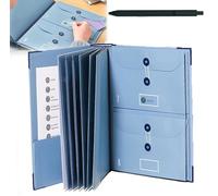 VeloronFolio,Veloron Life Organizer,Veleron Life Book Organizer,Life Book Document Organizer (Blue)