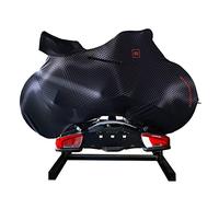 VELOSOCK Carbon Black Water-Repellent Road Bike Cover | For drop-bar road bikes, handlebars to 65 cm, frames to 190 cm. Water-repellent, not waterproof.
