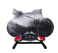 VELOSOCK Full Bicycle Cover for Indoor Storage, Transportation & Travel - Dirt Proof & Water-Repellent, Stretchy & Zippered Fabric Bicycle Protection - for Triathlon, Mountain and Road Bike