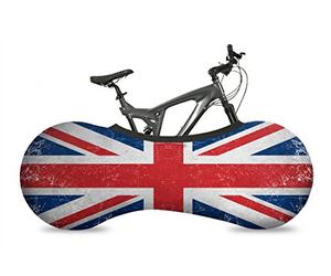 VELOSOCK United Kingdom Indoor Bike Cover - Dirt-Resistant | Indoor use only - not water-repellent and not waterproof. Fits road, MTB and hybrid. Not for fat bikes.