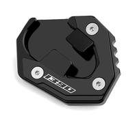 Velospeed Compatible With 1390 super duke R/EVO Motocycle CNC Aluminum Kickstand Side Stand Enlarge Extension Pad 1390 Accessories (type1-black)