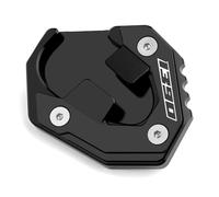 Velospeed Compatible With 1390 super duke R/EVO Motocycle CNC Aluminum Kickstand Side Stand Enlarge Extension Pad 1390 Accessories (type2-black)