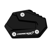 Velospeed Compatible With Tracer 7GT Tracer7GT 2021-2025 Motocycle CNC Kickstand Side Stand Enlarge Extension Pad tracer 7gt tracer7gt Accessories (Black)