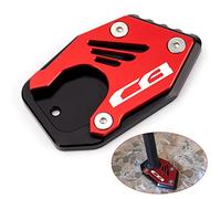 Velospeed For CB 125R 300R 400X 500X 500F 650R Motorcycle CNC Support Extension Plate Kickstand Side Stand Pad cb125r cb300r cb400x cb500x cb500f cb650r Accessories (red)