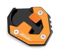 Velospeed For K.T.M 1390 Super duke R/EVO Motocycle CNC Aluminum Kickstand Side Stand Enlarge Extension Pad 1390SuperDukeR Accessories (type1-black-orange)