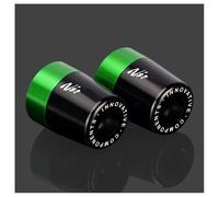 Velospeed Handlebar Grip End For Kawasaki Ninja 250 300 400 650 1000 400R 250R 250SX 1000SX H2R ZX14R ZX10R ZX6R Motorcycle CNC Aluminum Handlebar Bar Ends Plug Balance Pad Accessories (green)