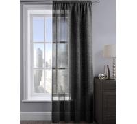 Velosso Alessandria Sheer Voile Panel Slot Top - Black