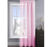 Velosso Alessandria Sheer Voile Panel Slot Top in Baby Pink | Size: 137 cm width x 137 cm drop Velosso Baby Pink 137 cm width x 137 cm drop