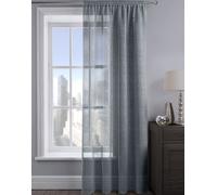 Velosso Alessandria Sheer Voile Panel Slot Top in Dark Grey | Size: 137 cm width x 229 cm drop Velosso Dark Grey 137 cm width x 229 cm drop